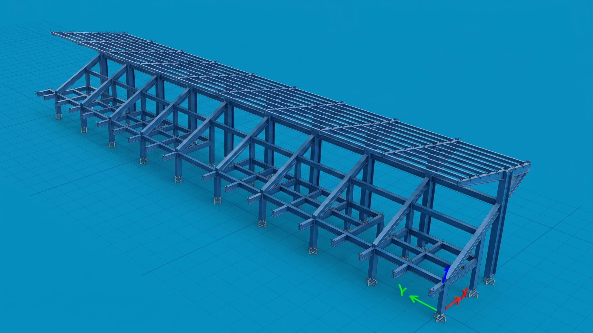 3D GRADERIA CANCHA GUAMO IA